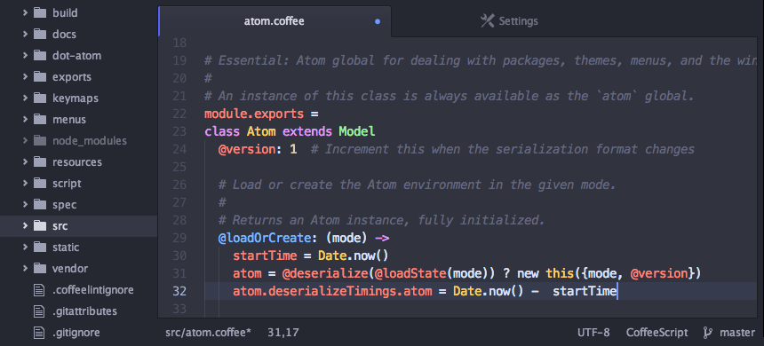 Atom is a text editor that's modern, approachable, yet hackable to the core—a tool you can customize to do anything but also use productively without ever touching a config file.