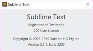 【伪正版】Sublime Text 3截止2019.04.08最新版本破解 3207